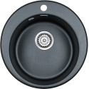 Мойка кухонная Paulmark Gelegen PM404800-BLM черный металлик