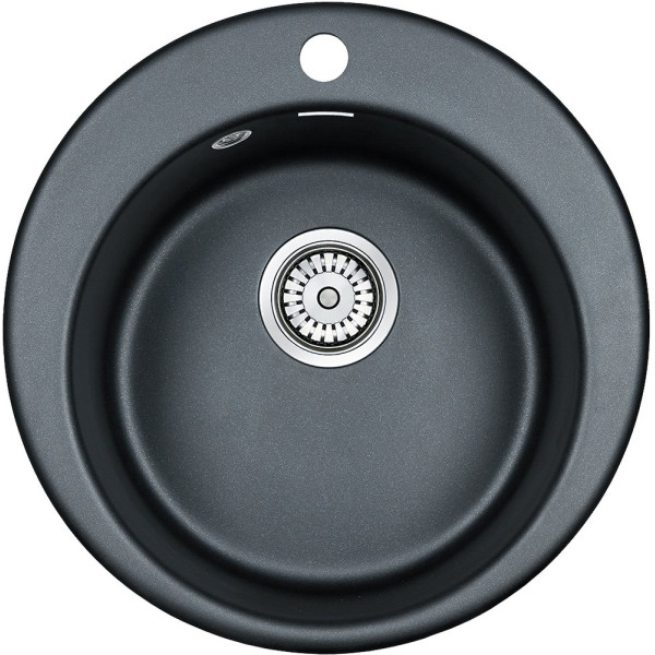 Мойка кухонная Paulmark Gelegen PM404800-BLM черный металлик