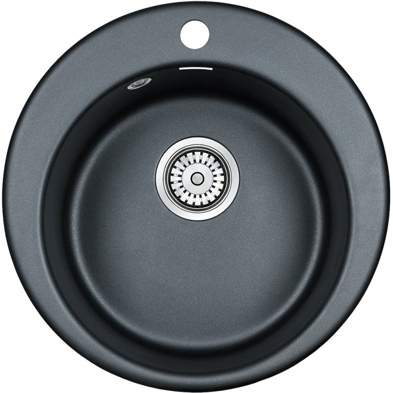 Мойка кухонная Paulmark Gelegen PM404800-BLM черный металлик