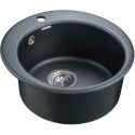 Мойка кухонная Paulmark Gelegen PM404800-BLM черный металлик