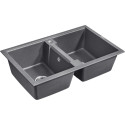 Мойка кухонная Paulmark PM238150-DG графит