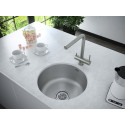 Мойка кухонная Paulmark Werra PM404646-BS брашированная нержавеющая сталь