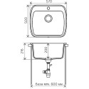 Мойка кухонная Polygran F-11 терракот