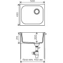 Мойка кухонная Polygran F-17 терракот