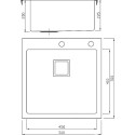 Мойка кухонная Seaman Eco Marino SMB-5151SQ с клапан-автоматом