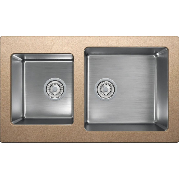 Мойка кухонная Tolero Twist TTS-840 № 101 бежевая