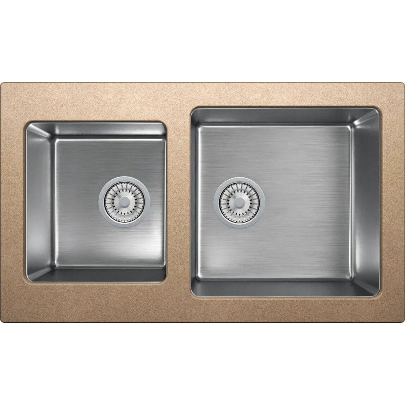 Мойка кухонная Tolero Twist TTS-840 № 101 бежевая