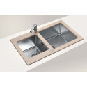Мойка кухонная Tolero Twist TTS-840 № 101 бежевая