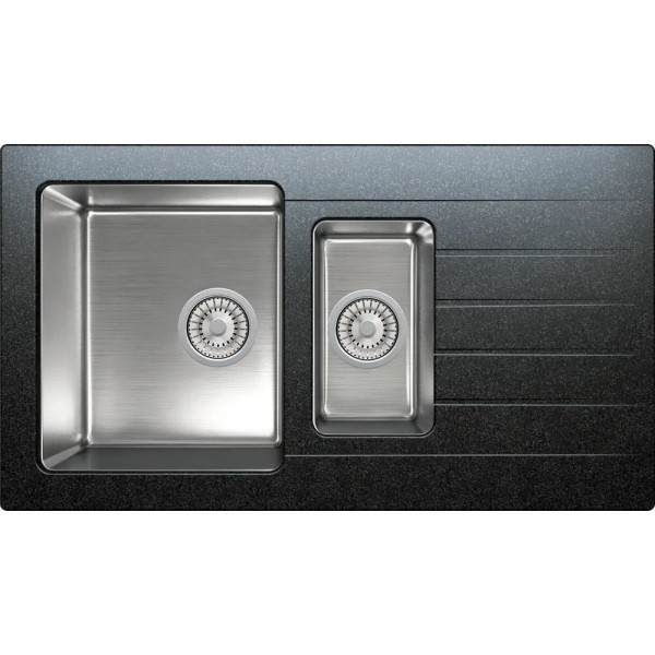 Мойка кухонная Tolero Twist TTS-890K № 911 черная