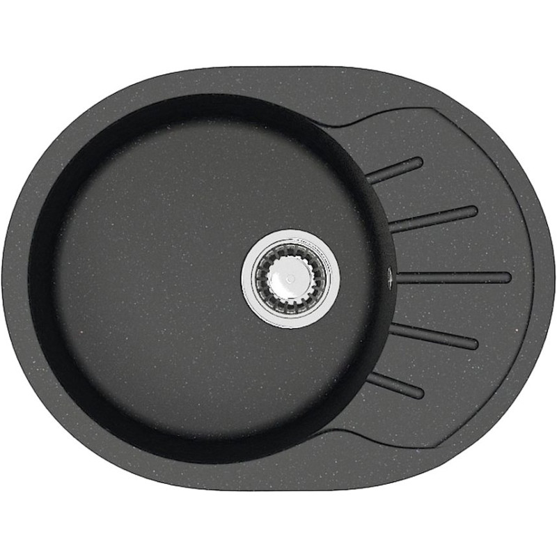 Мойка кухонная ZETT lab. T010Q004 черная