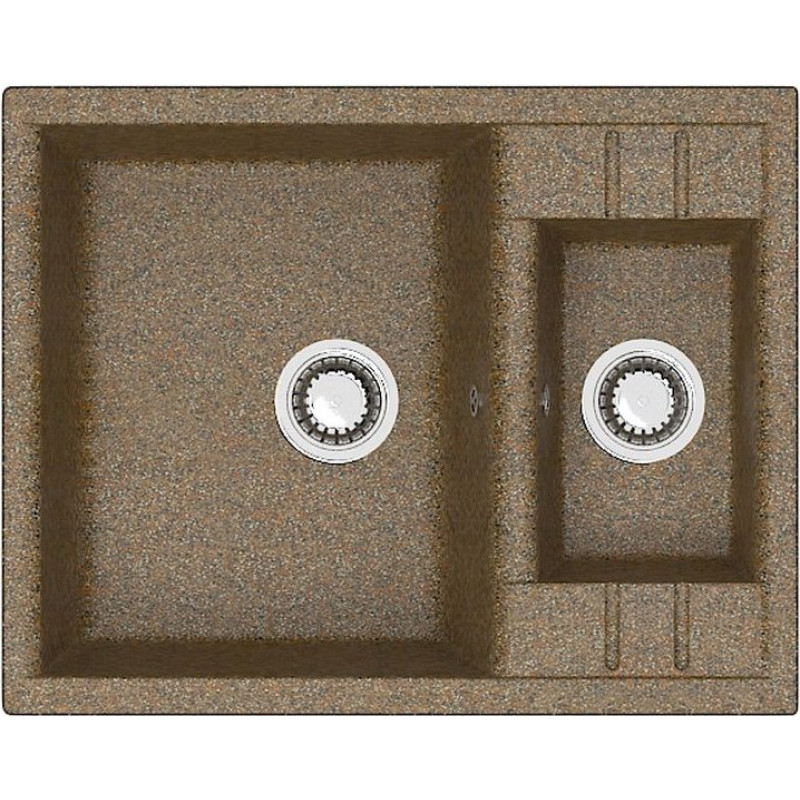 Мойка кухонная ZETT lab. T190Q009 терракот