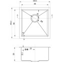 Мойка кухонная Zorg Inox RX RX-4444