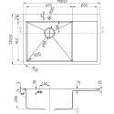 Мойка кухонная Zorg Inox R 7851 L