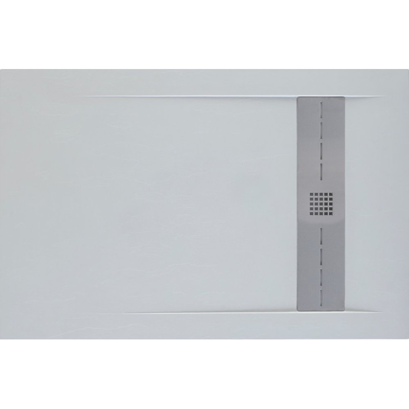 Поддон для душа Aquanet Delight NEW 012G 160x90 серый камень, с сифоном