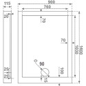 Поддон для душа Good Door Олимпик 140x90