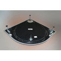 Поддон для душа GuteWetter Deluxe 100x100x16 R черный