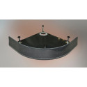 Поддон для душа GuteWetter Deluxe 100x100x16 R черный