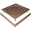 Поддон для душа GuteWetter Deluxe 90x90x16 Q терракот