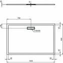 Поддон для душа Ideal Standard Ultra Flat New 140x90 прямоугольный с сифоном