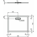 Поддон для душа Ideal Standard Ultra Flat New 90x70 прямоугольный с сифоном