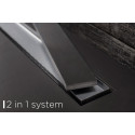Поддон для душа Pestan Confluo Board 40007822SS 120x120, под плитку со встроенным лотком, решетка хром матовый