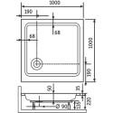 Поддон для душа RGW Style KV 100x100x22