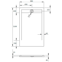 Поддон для душа Radaway Teos F 150x90, white