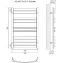 Полотенцесушитель электрический Lemark Atlantiss П10 50x80