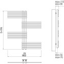 Полотенцесушитель электрический Terminus Европа П20 500*996