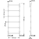 Полотенцесушитель водяной Secado Флоренция 1 50x120 (28/28)
