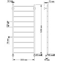 Полотенцесушитель водяной Secado Триада 1 50x120 (32/18)