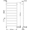 Полотенцесушитель водяной Secado Триада 1 плюс 50x120 (32/25)