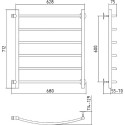 Полотенцесушитель водяной Стилье Версия-Б2 60x60