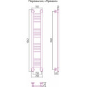 Полотенцесушитель водяной Сунержа Богема+ 100x15, прямая