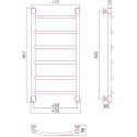 Полотенцесушитель водяной Сунержа Галант+ 80x40