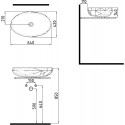 Раковина Bien Moly MLLG06201FD0W3000