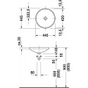 Раковина Duravit Architec 0319420000