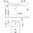 Раковина Duravit Luv 0380600000 60см