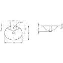 Раковина Ideal Standard Oceane W306301 встраиваемая