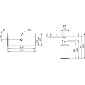 Раковина Ideal Standard Strada K078601 90 см