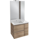 Раковина Jacob Delafon Soprano EXL122 80 см, со смесителем