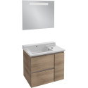 Раковина Jacob Delafon Soprano EXL122 80 см, со смесителем