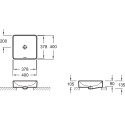 Раковина Jacob Delafon Vox EVG102-PN1 розовый шелк