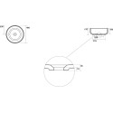Раковина Kerasan Ciotola 430231 46 см, черная матовая