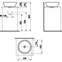 Раковина Laufen Pro 8.1296.2.000.109.1