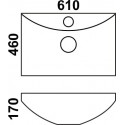 Раковина Melana 805-7211 (1015)