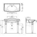 Раковина Simas Arcade AR 874 105 см