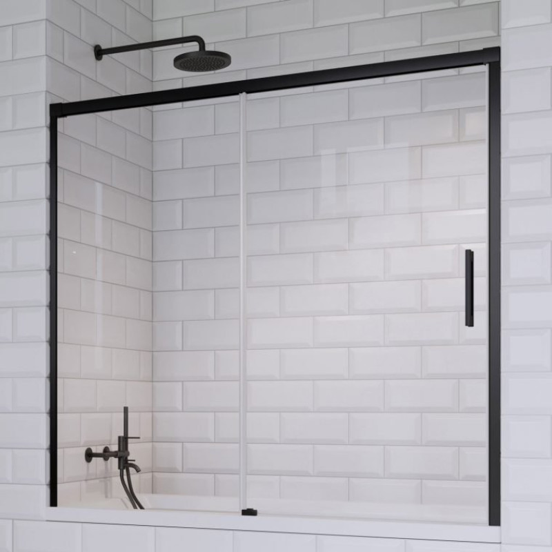 Шторка на ванну Radaway Idea Black PN DWJ 150 L