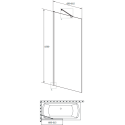 Шторка на ванну Radaway Idea PNJ II 60