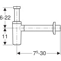 Сифон для раковины Geberit 151.034.11.1